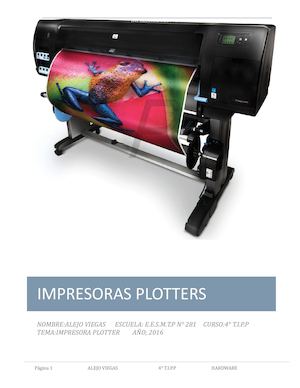 Impresora PLOTER