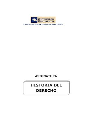 Texto Autoformativo Historia Del Derecho