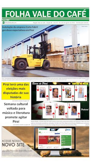 Edição de 01 a 16 de agosto de 2016