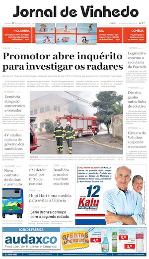 Jornal De Vinhedo Sabado 27 De Agosto De 2016 Edic 1606 Ok