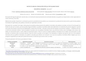 Matriz Analisis Texto Escrito