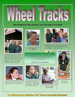 Wheel Tracks September 2016 | Vermont Auto Enthusiasts
