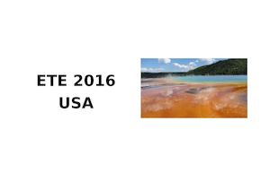 Séjour Usa Juillet Aout 2016