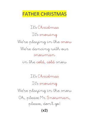Calameo Mr Snowman Songlyrics