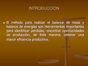 Procedimiento Balance