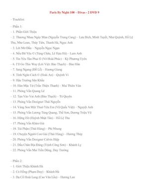 Paris By Night 100 Divas