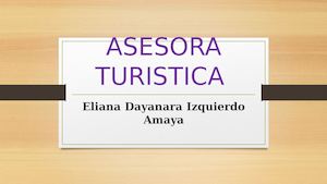 Asesora Turistica