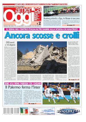 America Oggi 29 Agosto 2016