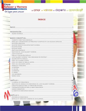 Manual De Convivencia Liceo Salazar Y Herrera 2016 Definitivo