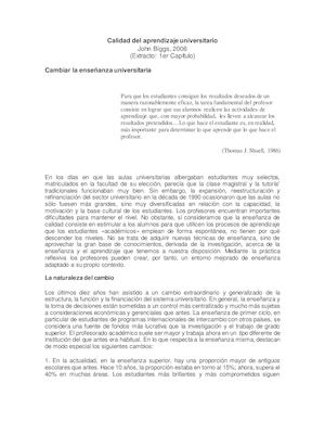 Calidad Del Aprendizaje Universitario