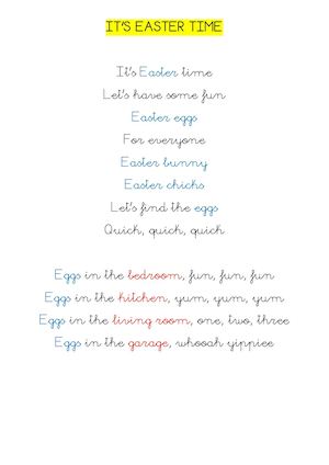 It's Easter Time Songlyrics