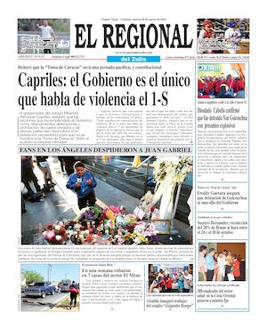 El Regional del Zulia 30-08-2016