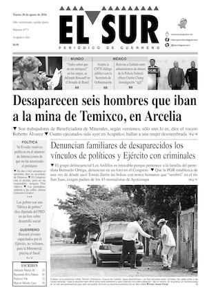 El Sur Martes 30082016