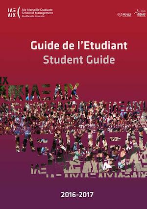 Guide Etudiant 2016 IAE Aix-Marseille