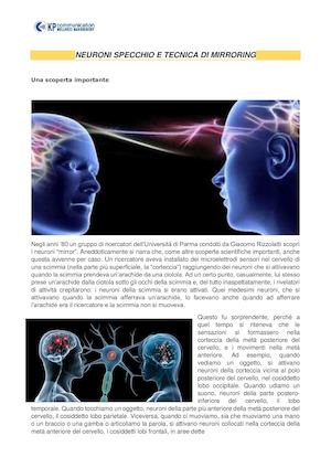 Neuroni Specchio e Tecnica Di Mirroring per una comunicazione efficace
