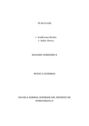 Plan Clase