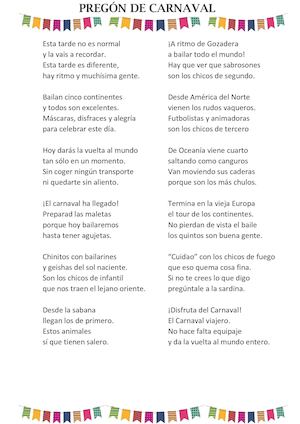 Pregón Carnaval