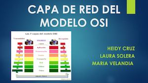 Capa De Red Del Modelo Osi