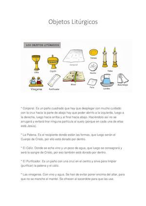 Objetos Litúrgicos