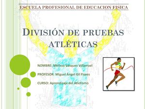 Pruebas Atleticas