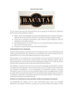 Bacata Craft Beer