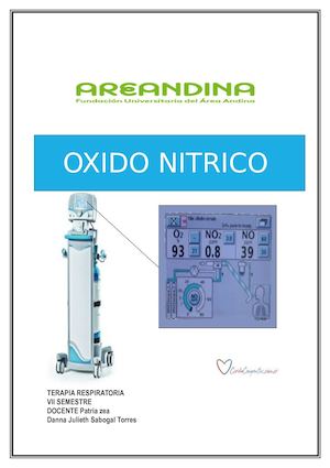 Cartilla Oxido Nitrico