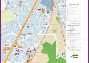 Plan des salles et sites associatifs de Péronnas