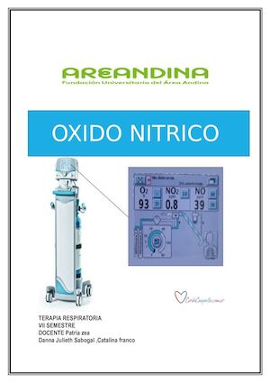 Cartilla Oxido Nitrico