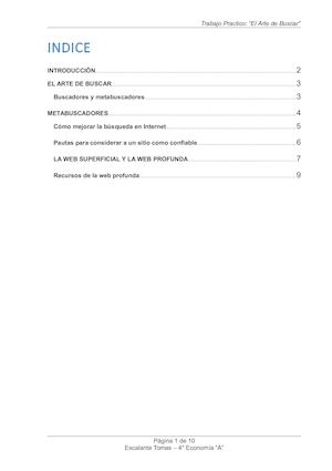 Trabajo Practico El Artede Buscar