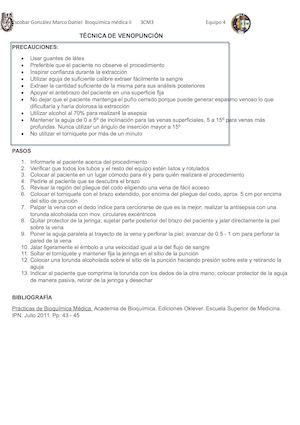 Técnica De Venopunción