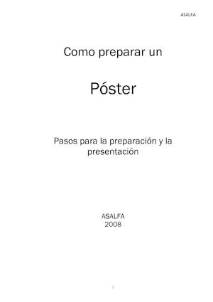 Como Hacer Un Poster