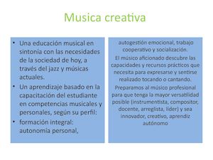 Musica Creativa