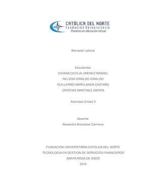 Plan Bienestar Laboral