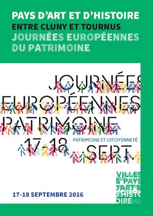 Programme Journées Européennes du Patrimoine 2016 - Pays d'Art et d'Histoire entre Cluny et Tournus