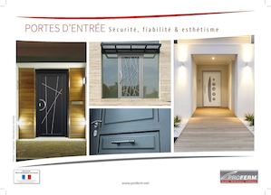 Catalogue Portes D'entrée Proferm