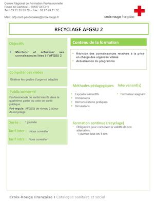 PROGRAMME GSU 2 (RECYCLAGE).