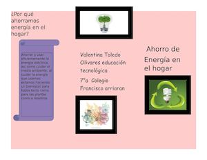 Ahorro De Energia Triptico