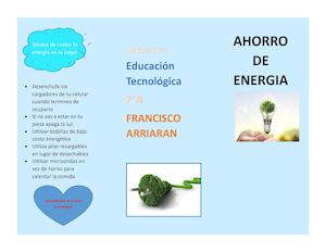 triptico ahorro de energia