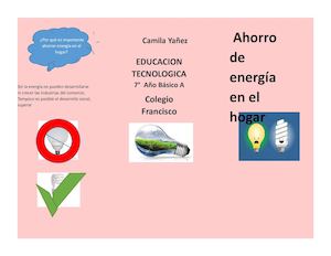 Triptico ahorro de energia