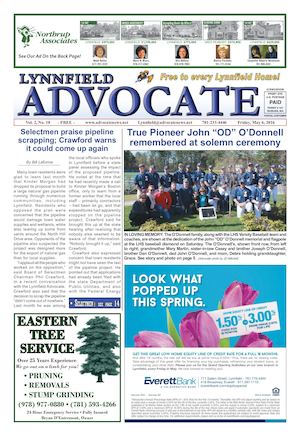 LYNNFIELD ADVOCATE, May 6, 2016