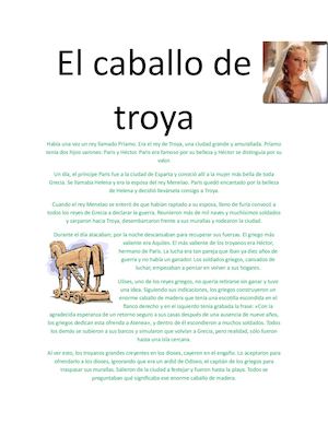 El Caballo De Troya Había Una Vez Un Rey Llamado Príamo