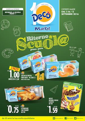 Promo Decò settembre