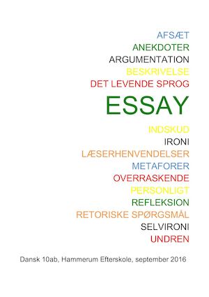 Essays Kompendium Til 10ab 2016 Det Hele