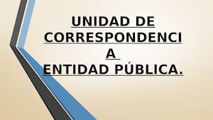 Unidad De Correspondencia