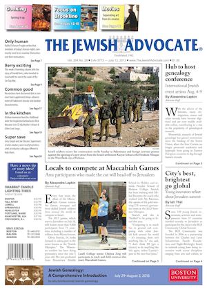 THE JEWISH ADVOCATE, JULY 12, 2013