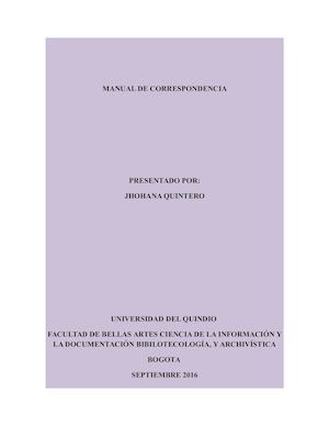 Manual De Correspondencia