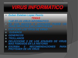 Virus Informatico