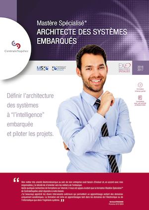 Mastère Spécialisé® Architecte de systèmes embarqués