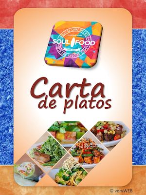 Carta de Platos - Restaurante Soul Food - Santa Marta