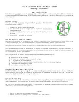 Procesos Técnicos